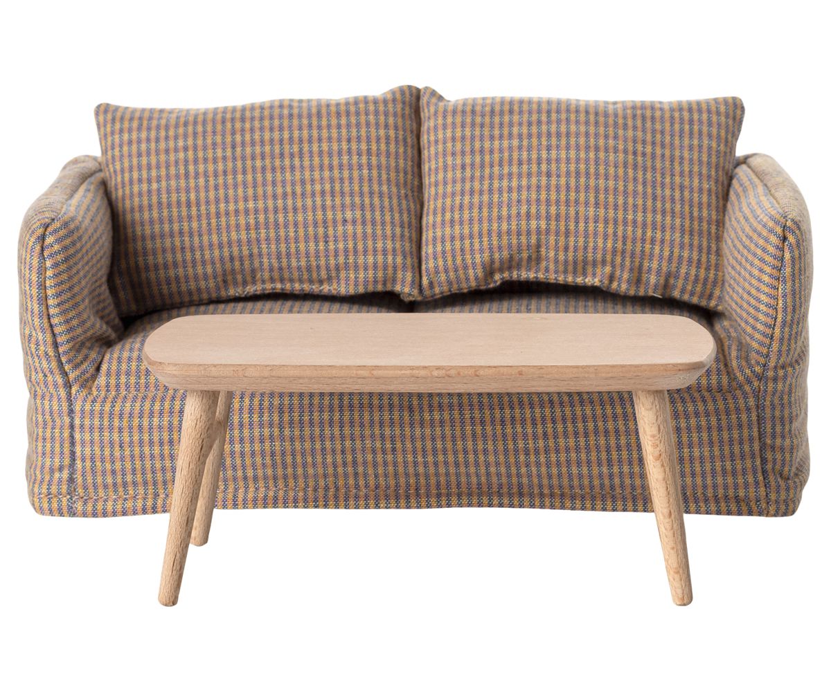 Maileg - Sofabord, Mus - Natur - Mouse Furniture - Image 2