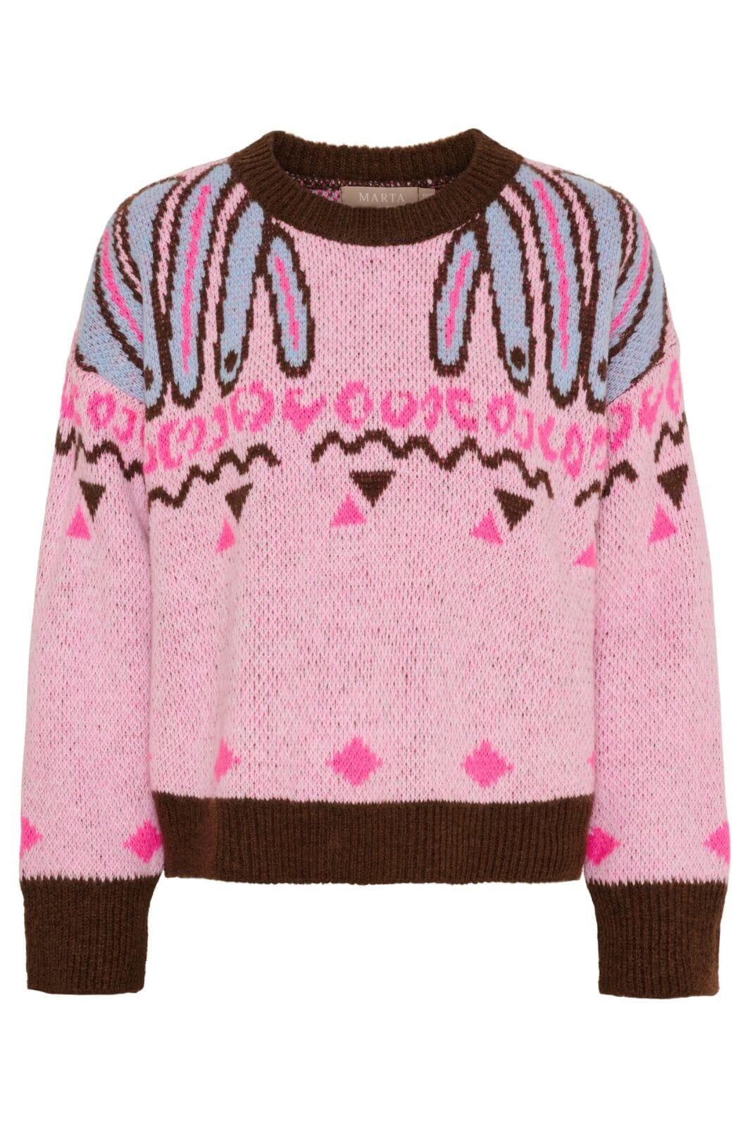Marta Du Chateau - Mdcbilla Knit 8153 - Pink