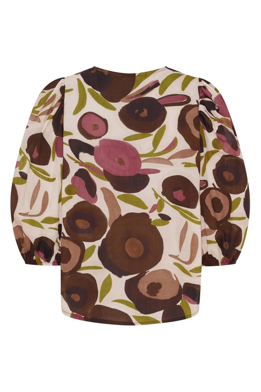 Marta Du Chateau - Cevelina Shirt 58130M - Brown Print - Image 2