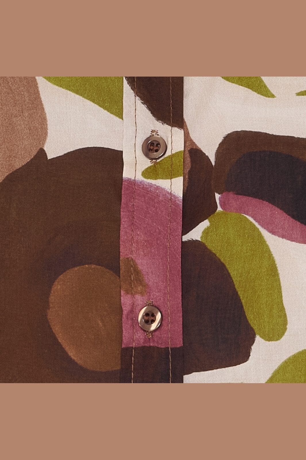 Marta Du Chateau - Cevelina Shirt 58130M - Brown Print - Image 3