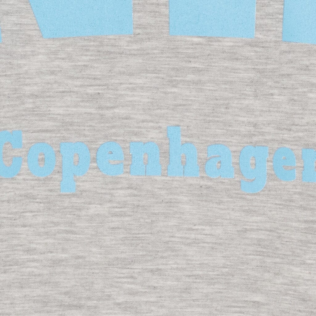 Marta Du Chateau - Mdchibiscus Sweatshirt 22659 - Grey/Skyblue - Image 3