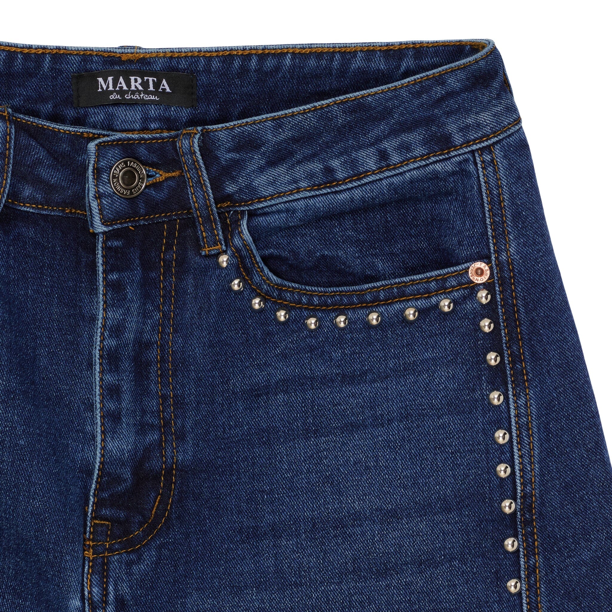 Marta Du Chateau - Cingeborg MDC214-8524 - Denim - Image 3