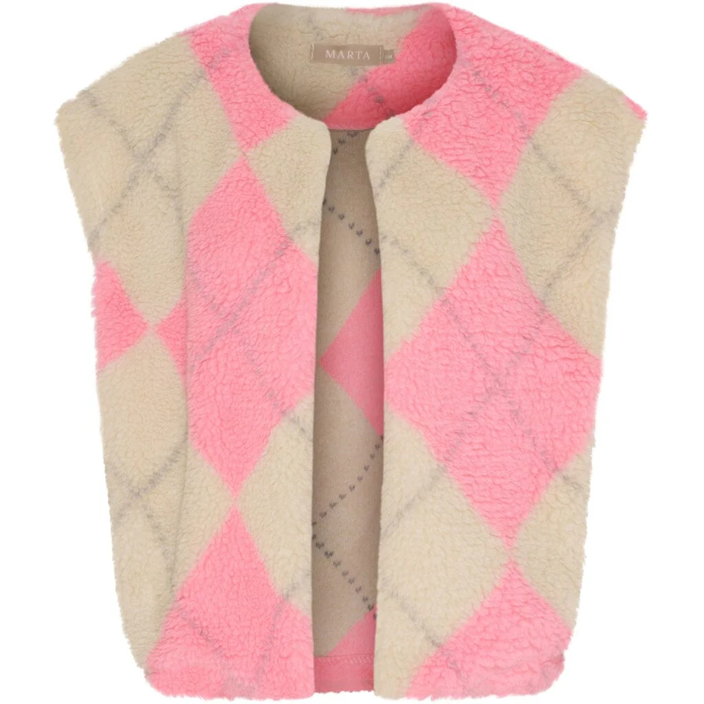 Marta Du Chateau - Mdcpam Vest 26801 - Beige/Rose - Image 2