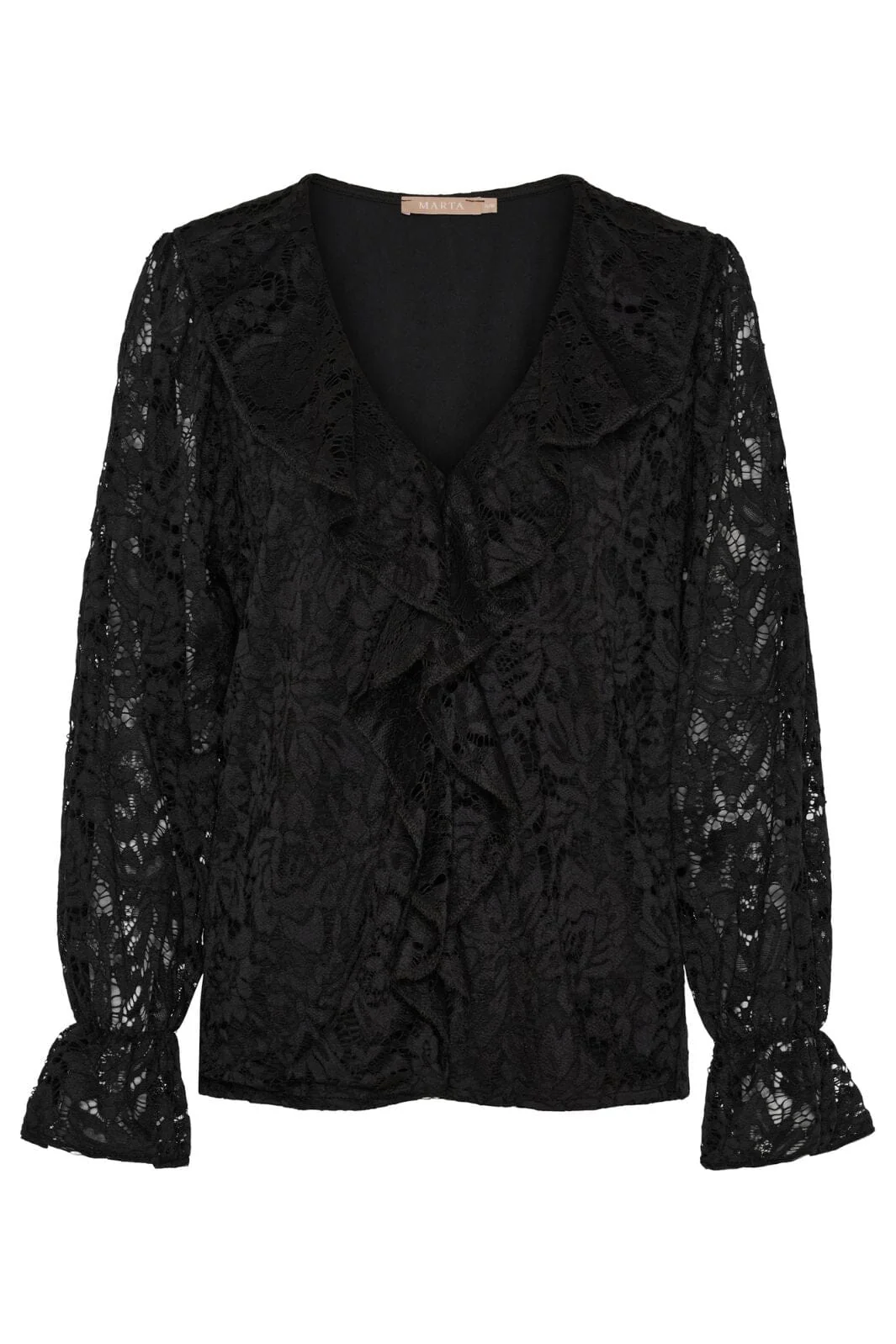 Marta Du Chateau - Mdczara Blouse 7735 - Black