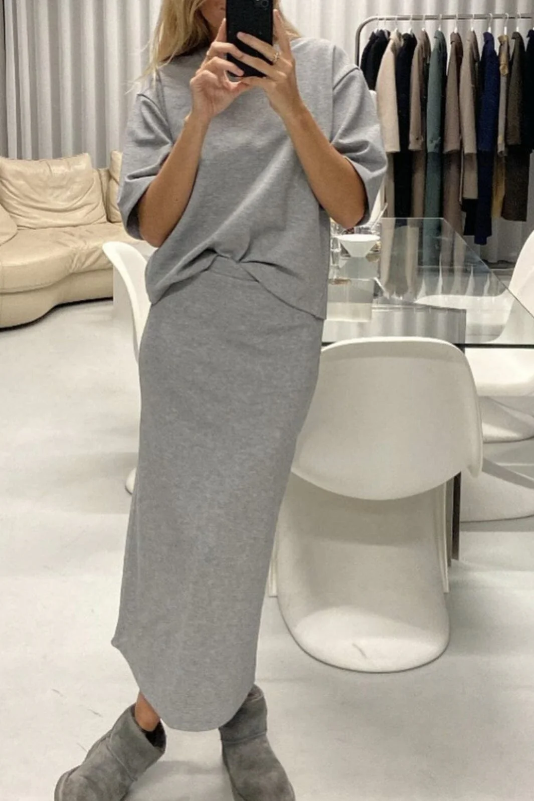 MbyM - Emrys-M - 604 Light Grey Melange - Image 7