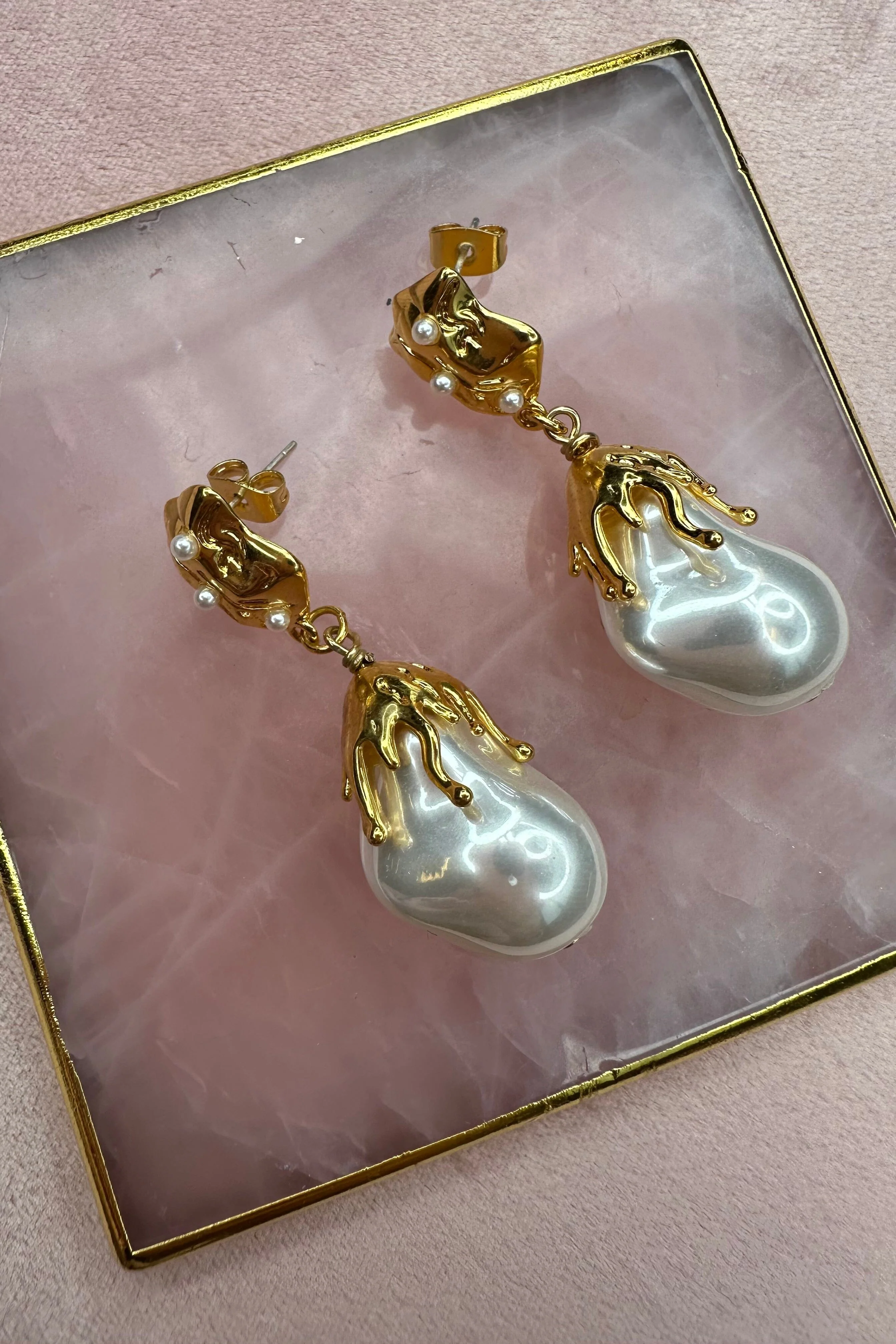 Mellow Moon - Emma Earring - Forgyldt - Image 4