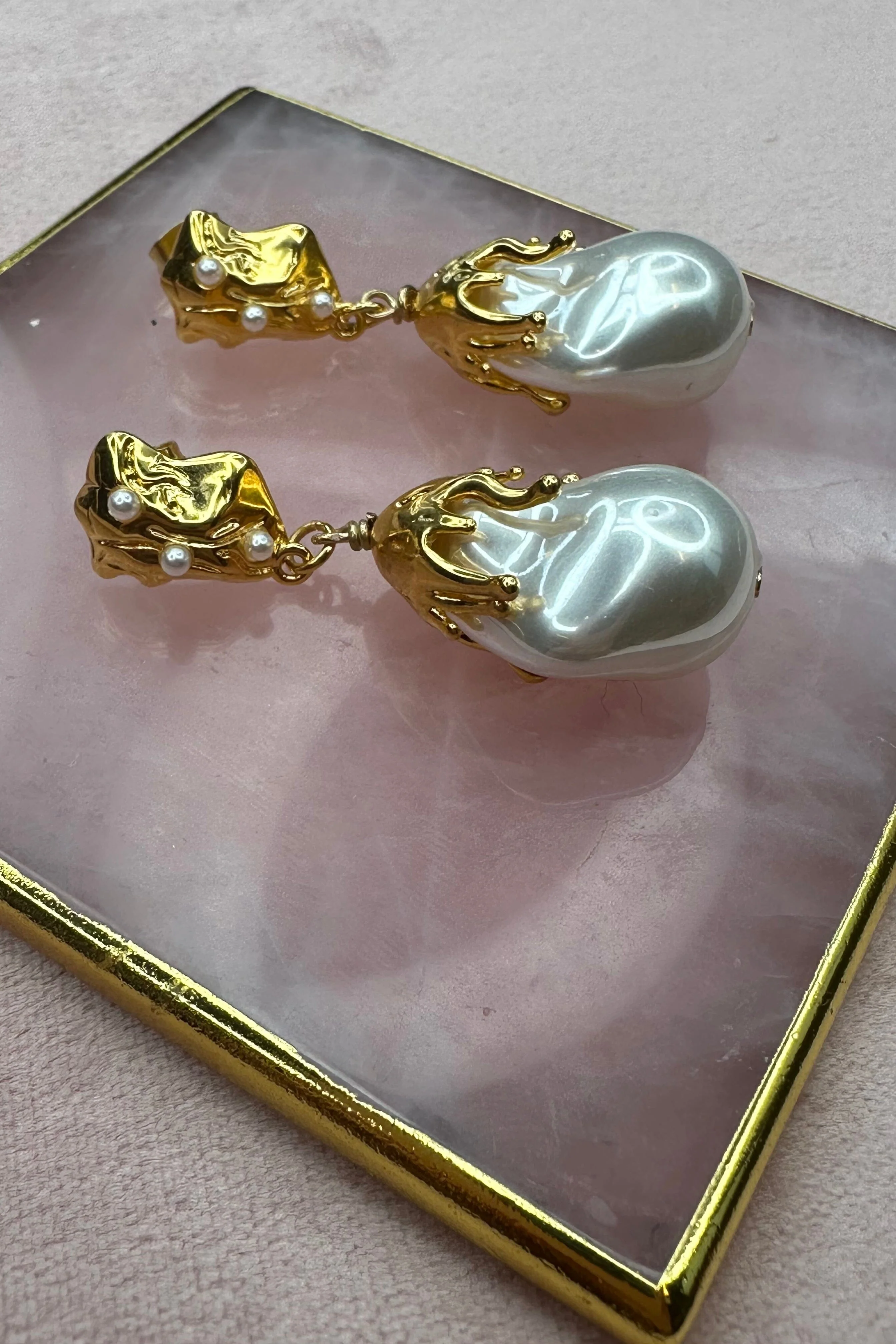Mellow Moon - Emma Earring - Forgyldt - Image 6