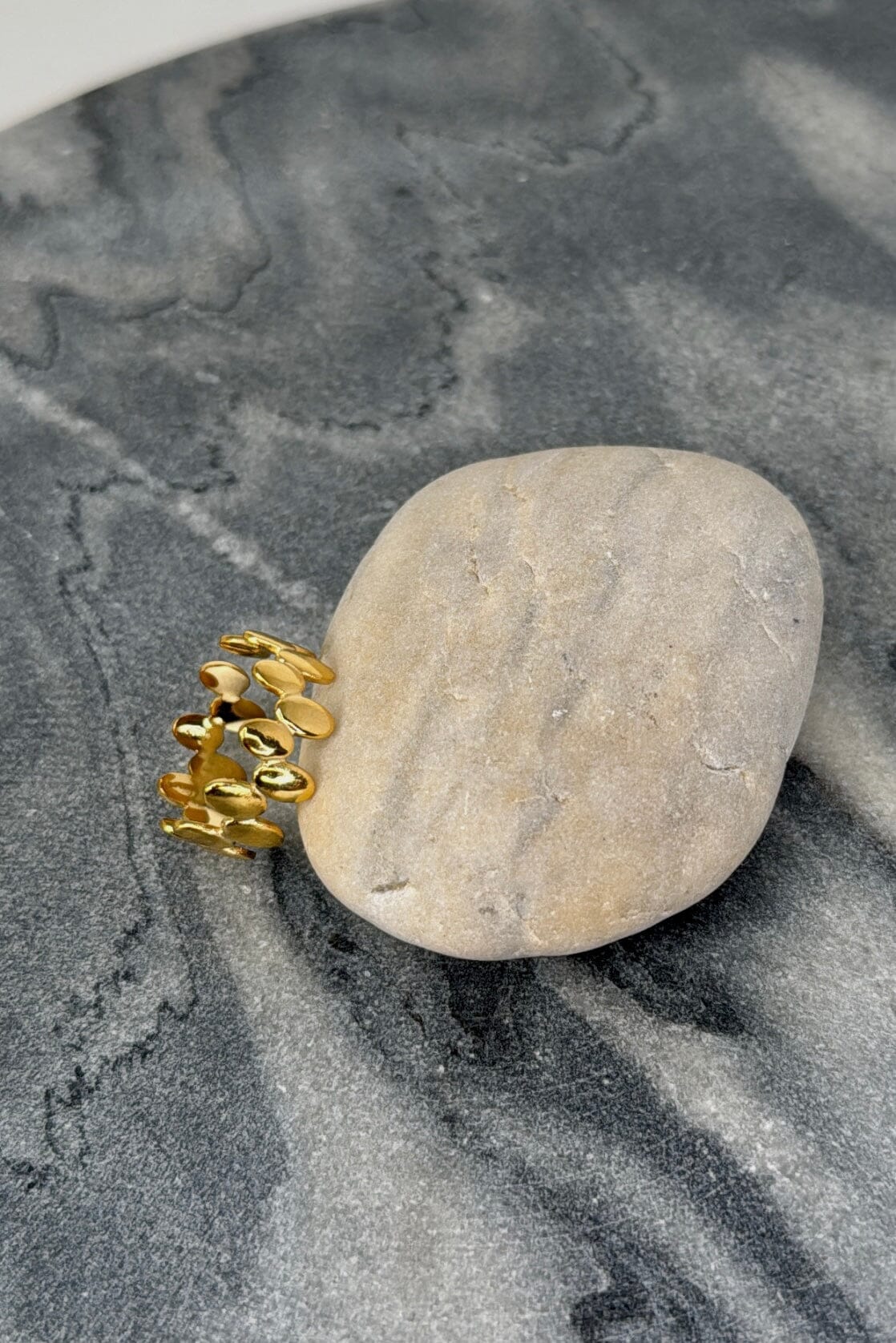 Mellow Moon - Lærke Ring - Forgyldt - Image 2