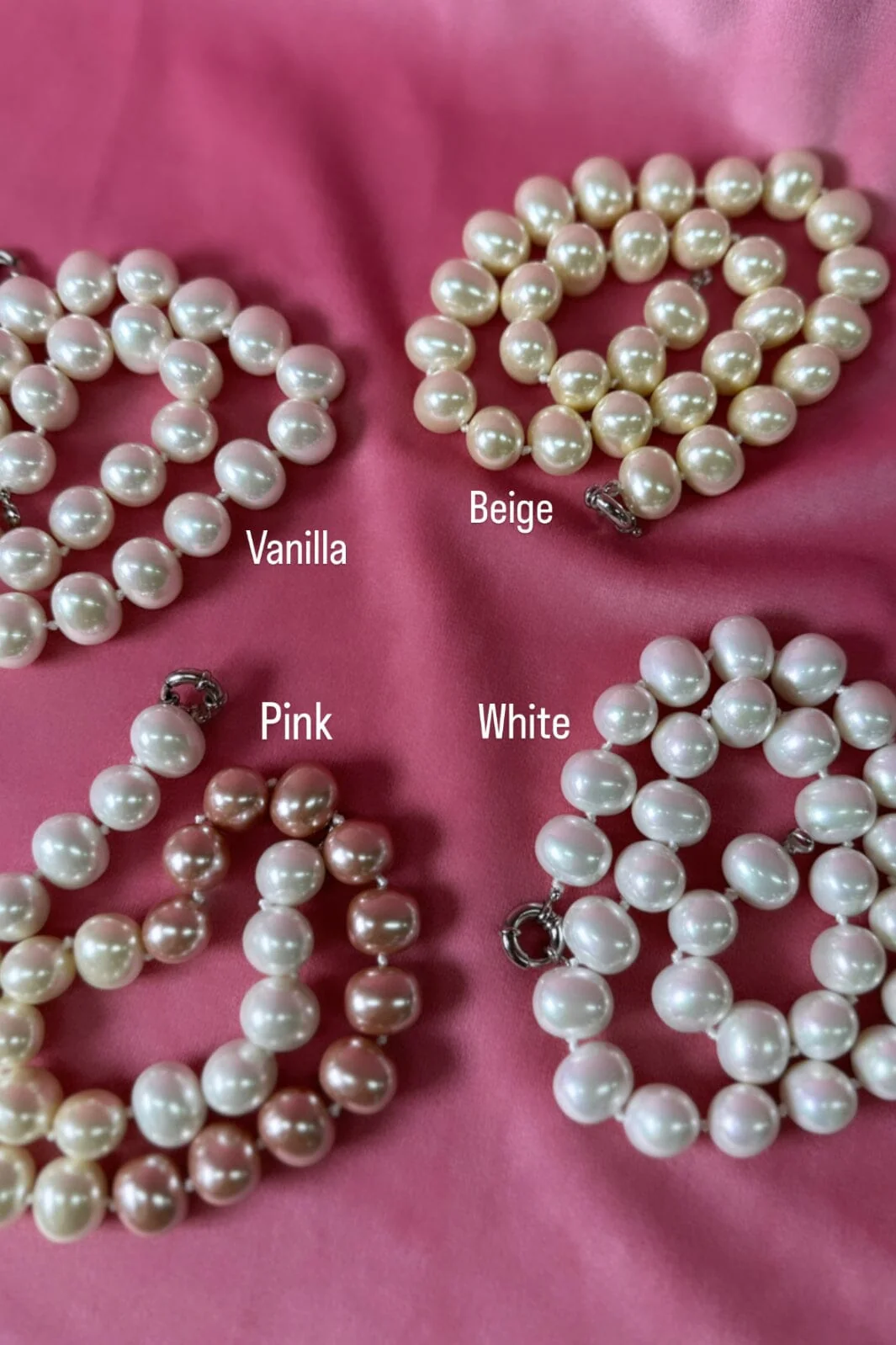 Mellow Moon - Pearl Necklace N1612 - White - Image 2