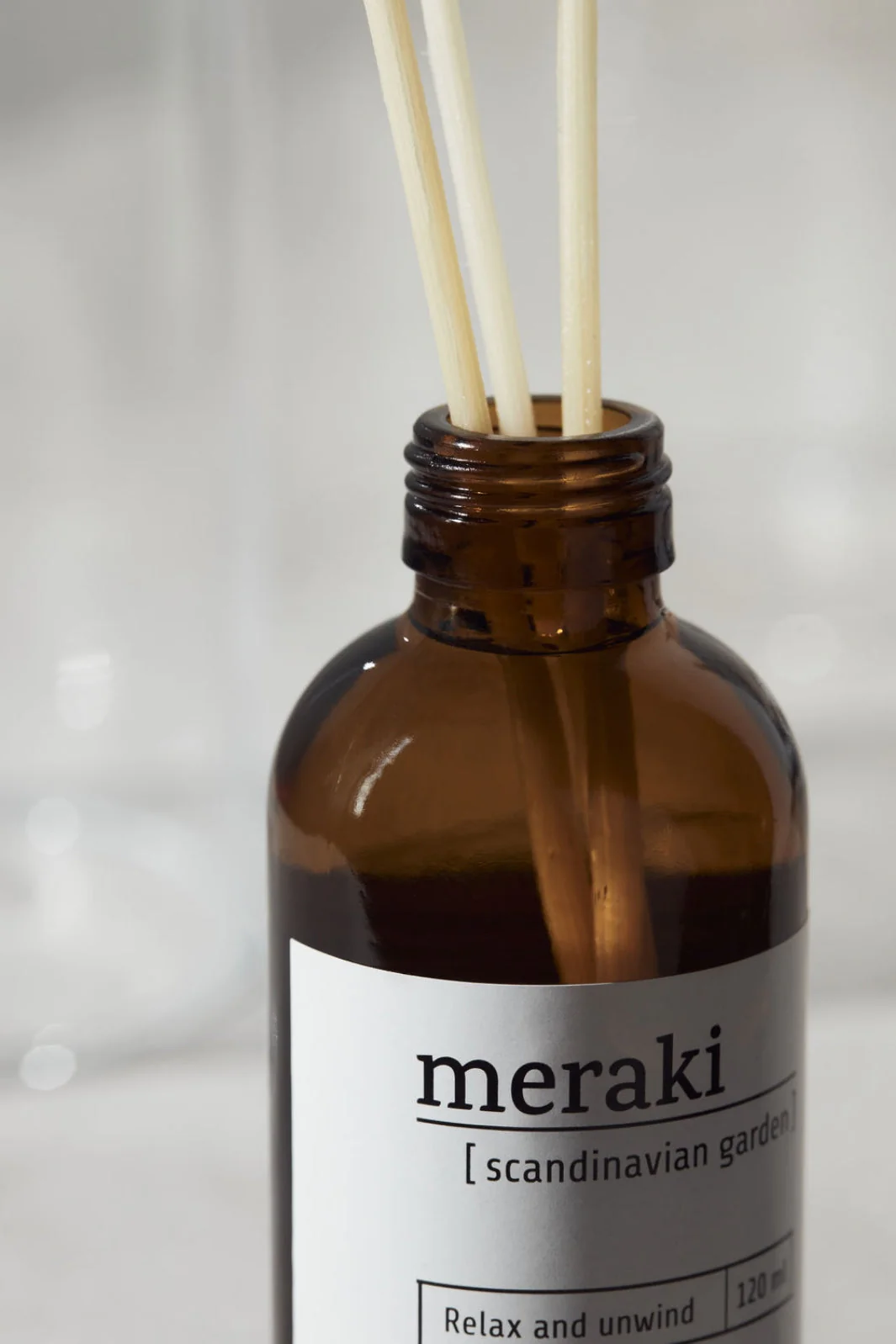 Meraki - Duftfrisker m. 7 pinde - Scandinavian Garden - 120 ml - Image 3