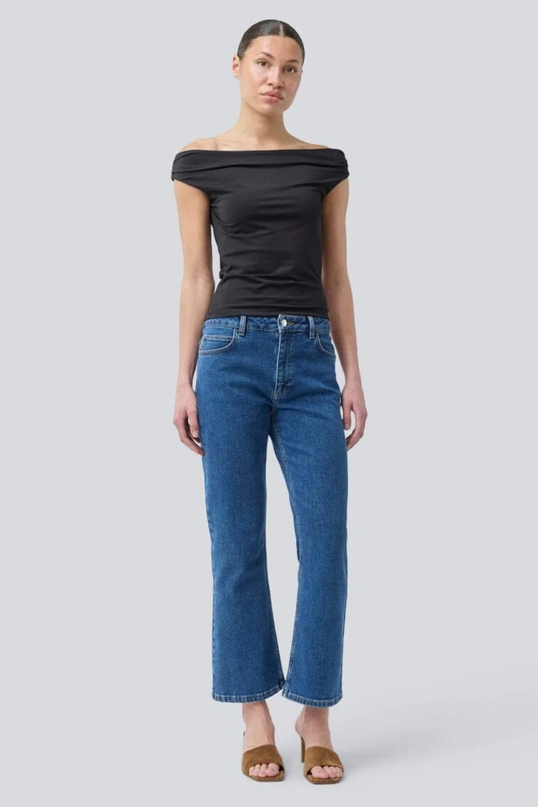 Modström - Himamd Off-Shoulder Top 57928 - 7090 - Black - Image 3