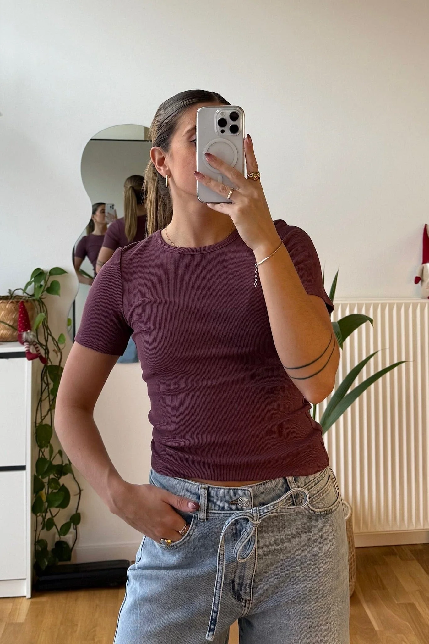 Modström - Igormd Short T-Shirt 58544 - 8854 - Wineberry