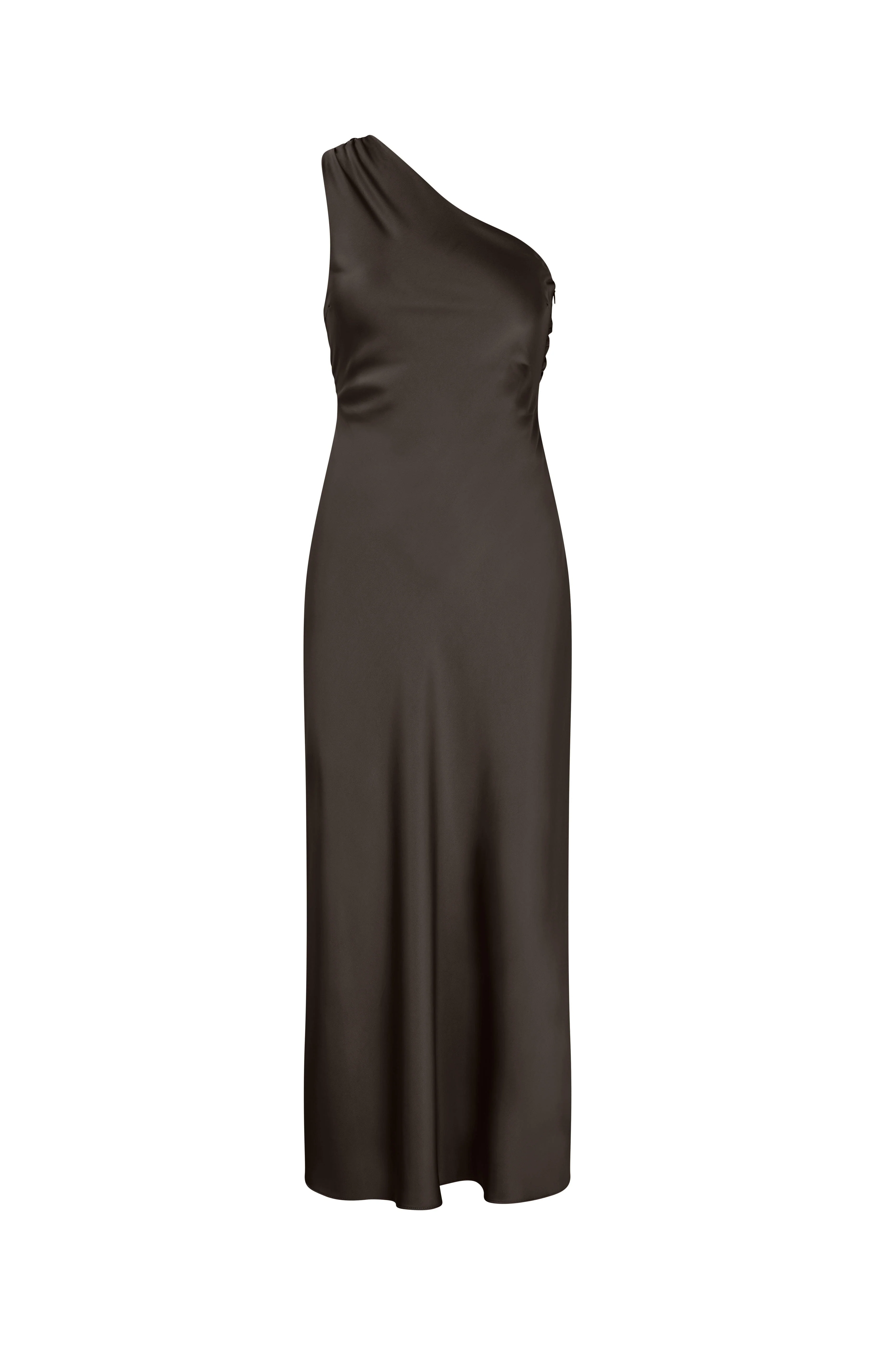 Modström - Narcissamd Dress 58412 - 5508 - Seal Brown - Image 3