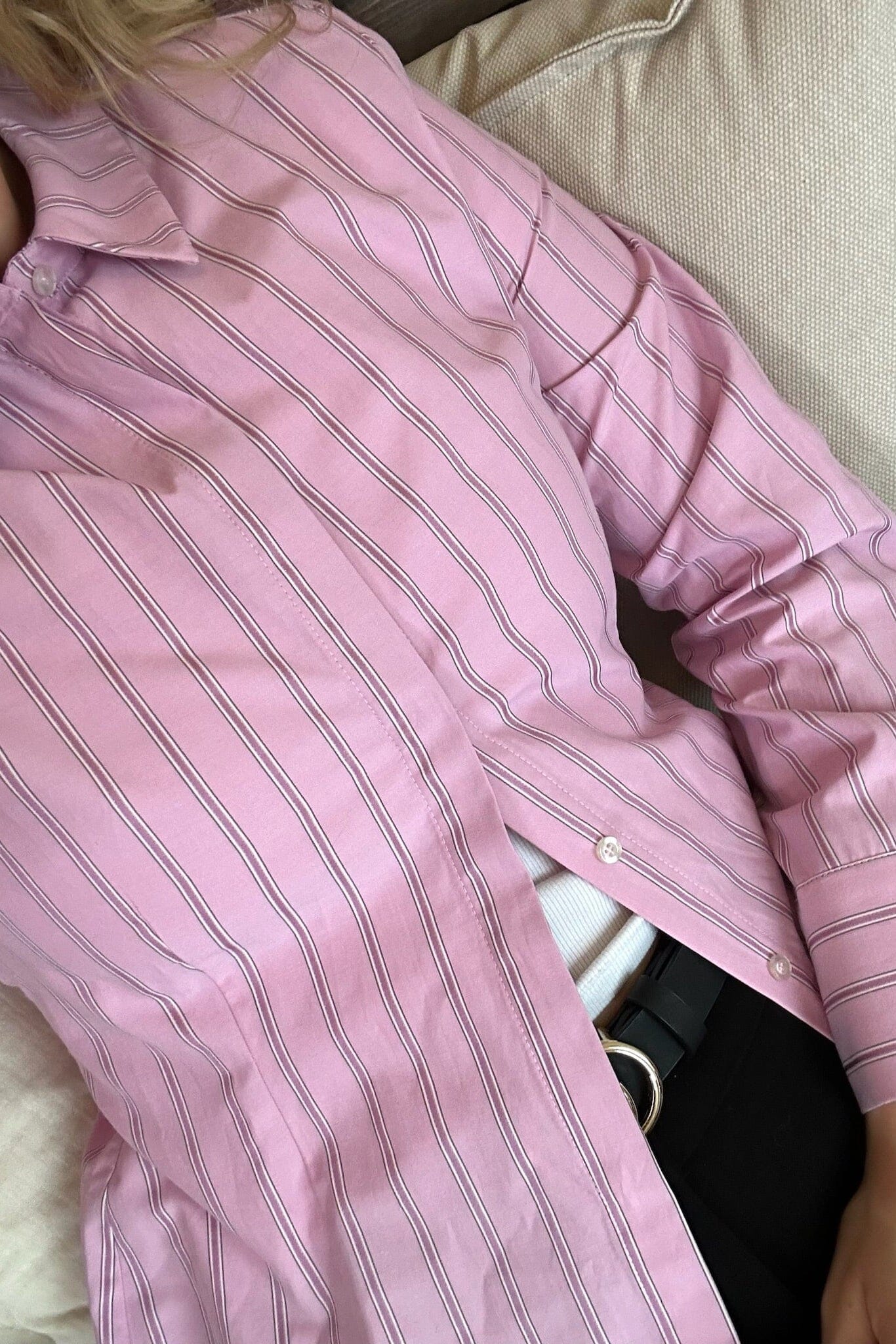 Modström - Starleemd Shirt 58834 - 11522 - Pink Stripe - Image 4