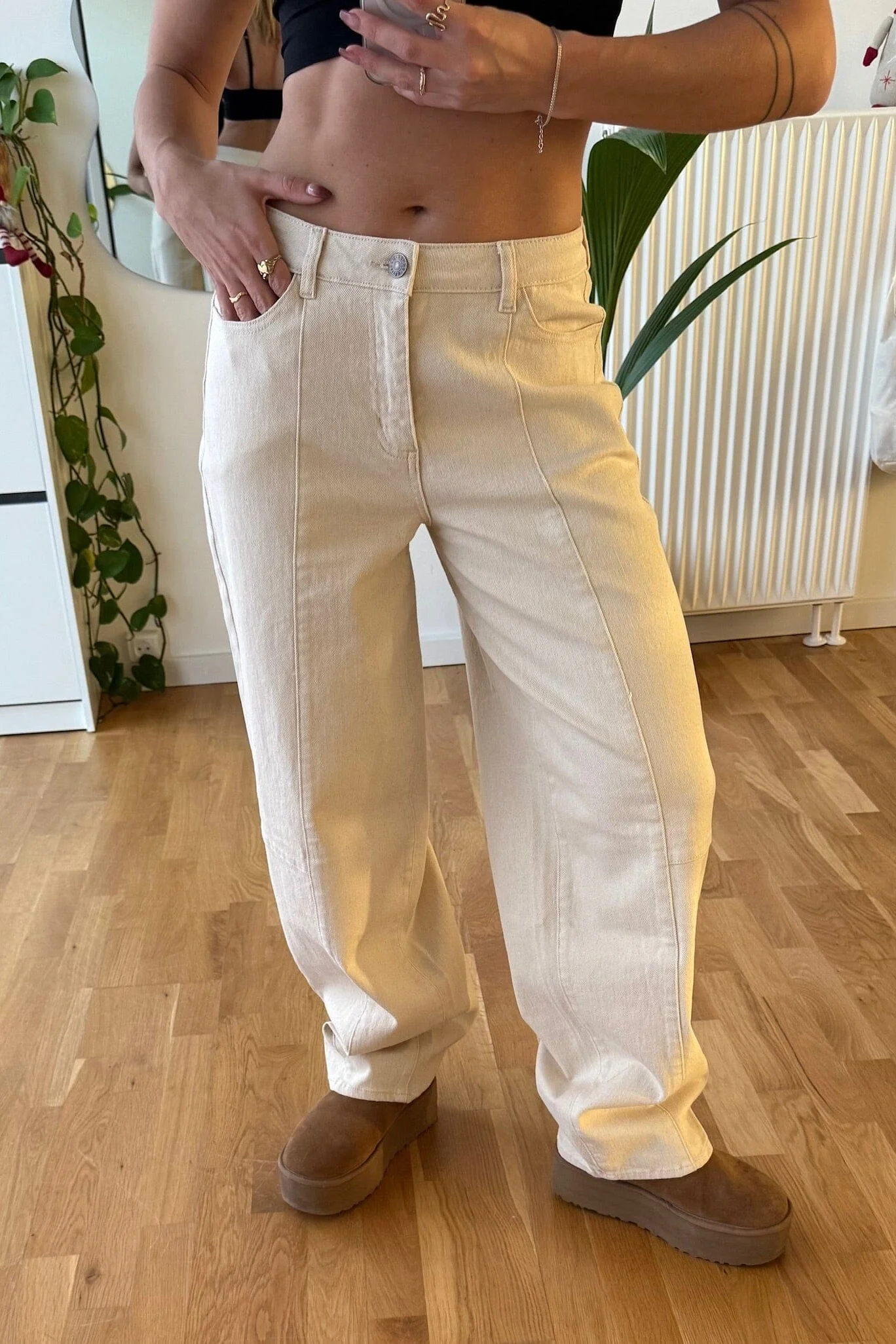 Modström - Unikamd Jeans 58979 - 100 - Summer Sand - Image 4