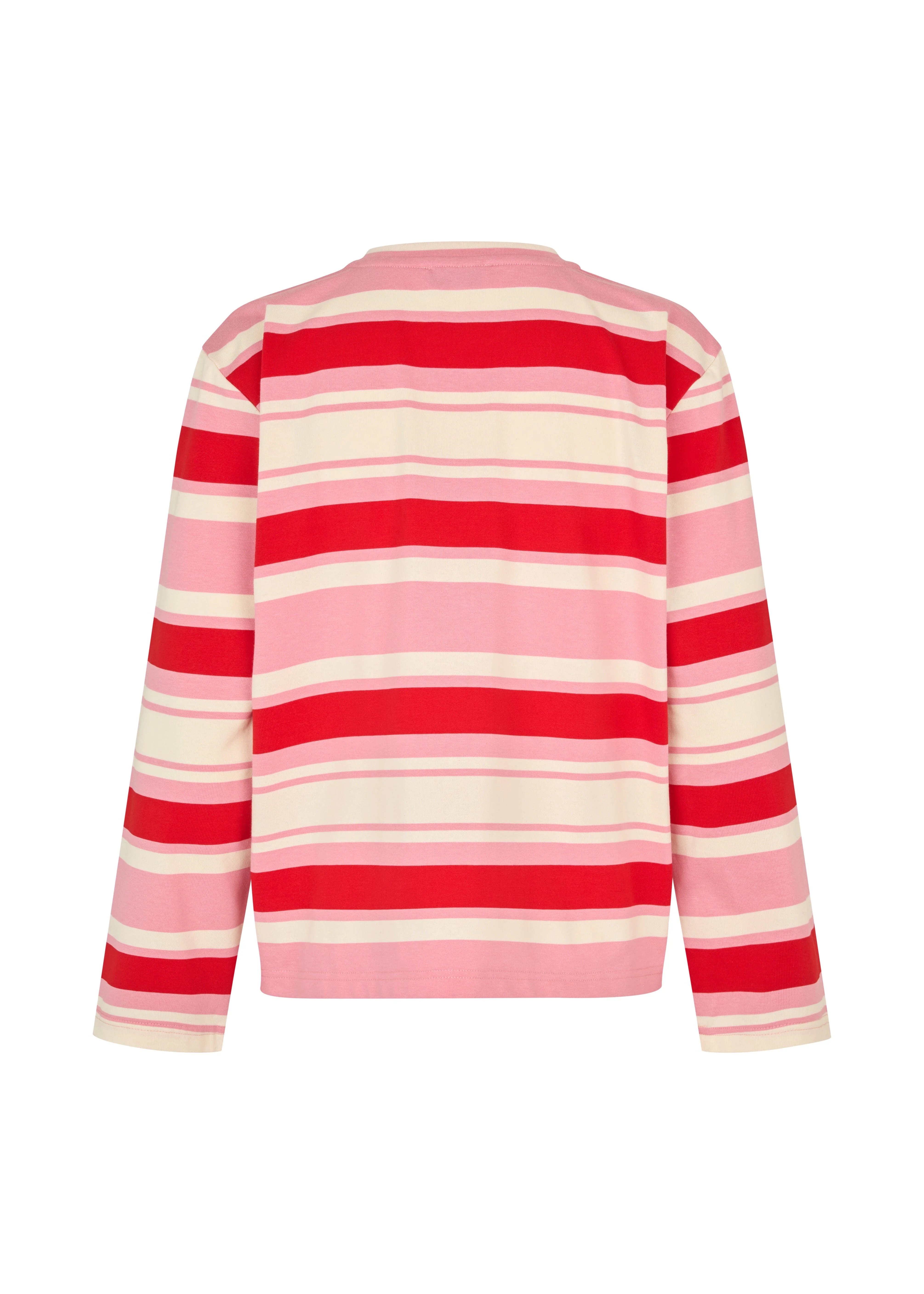 Modström - Urbanmd Stripe Ls T-Shirt 59040 - 11192 - Hibiscus Peach Stripe - Image 2