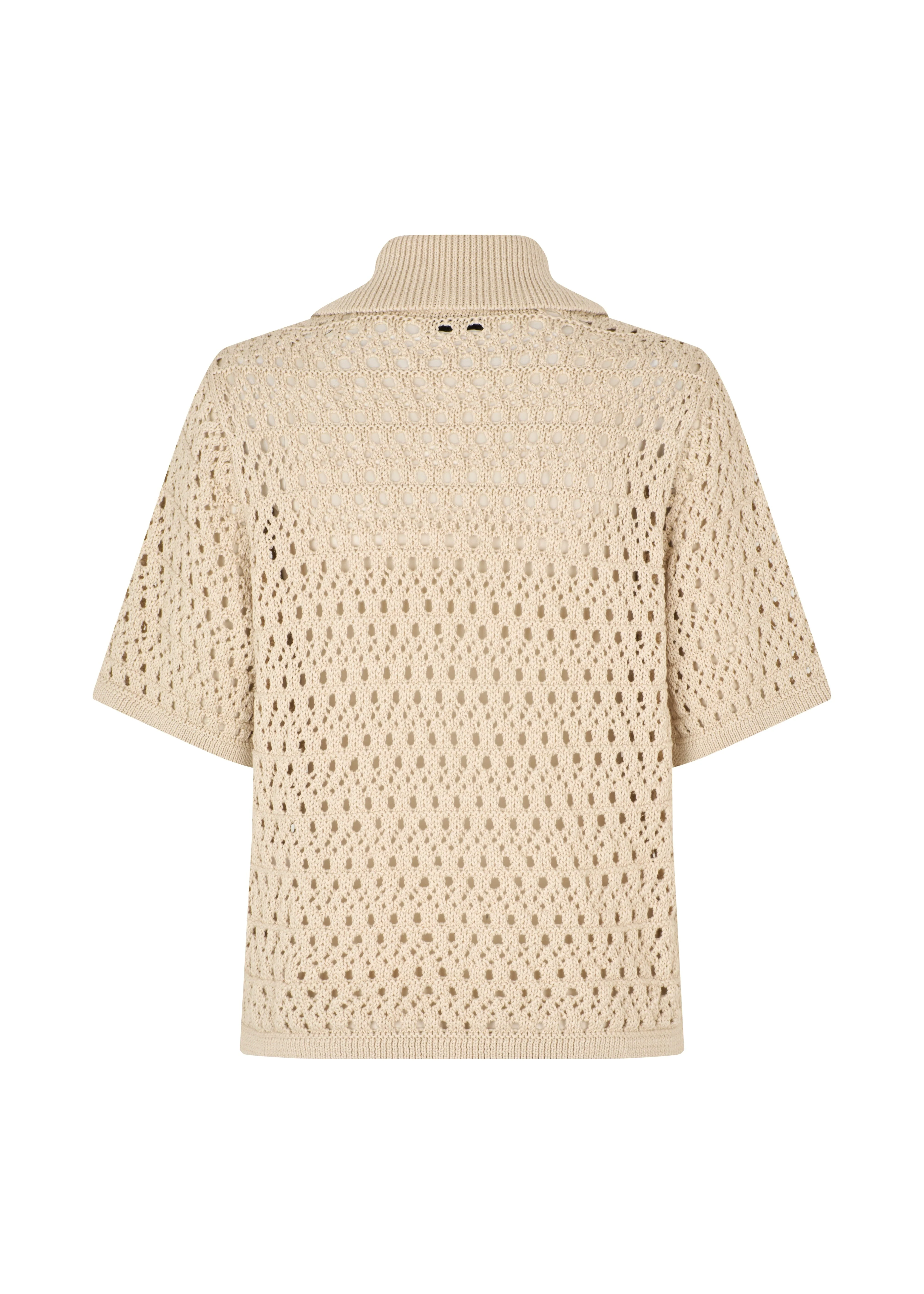 Modström - Vestermd Cardigan 59054 - 100 - Summer Sand - Image 4