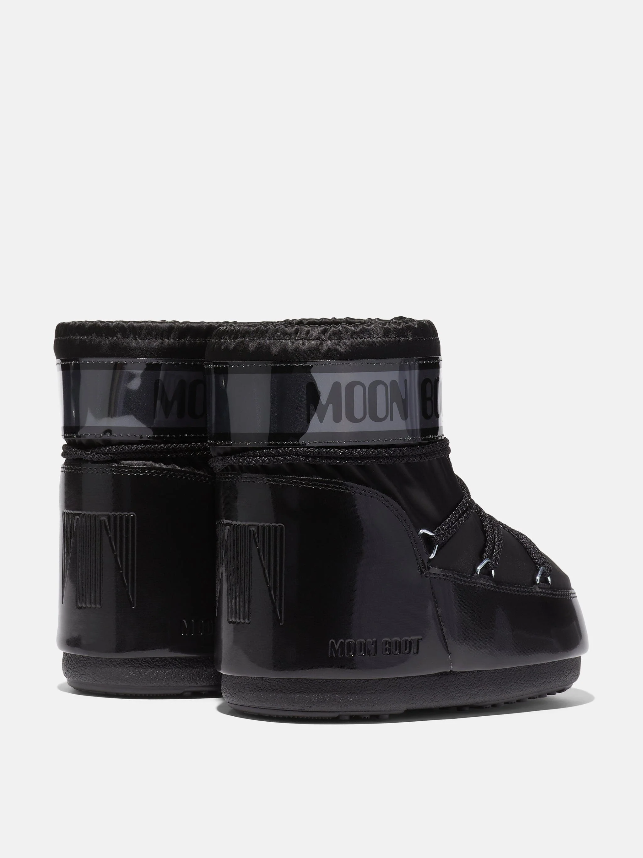 Moon Boot - Icon Low Glance Black Satin 14093500 - 001 Black - Image 2