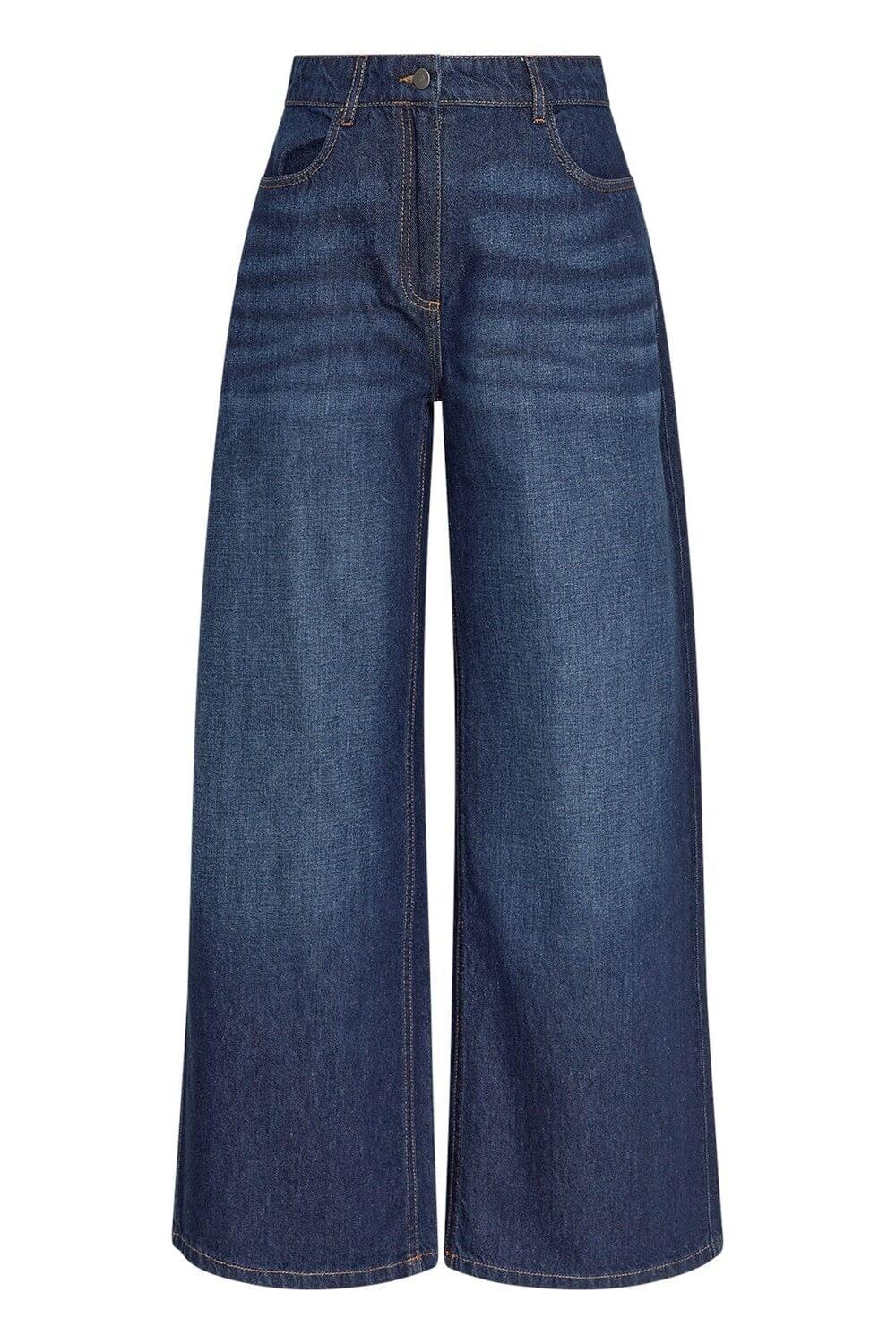 MSCH Copenhagen - Mschadna Alena Pants 19715 - Dark Blue Wash