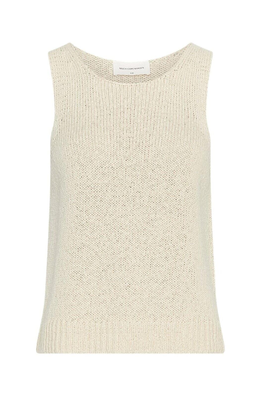 MSCH Copenhagen - Mschvivika Hannalie Sl Top 19921 - Bleached Sand