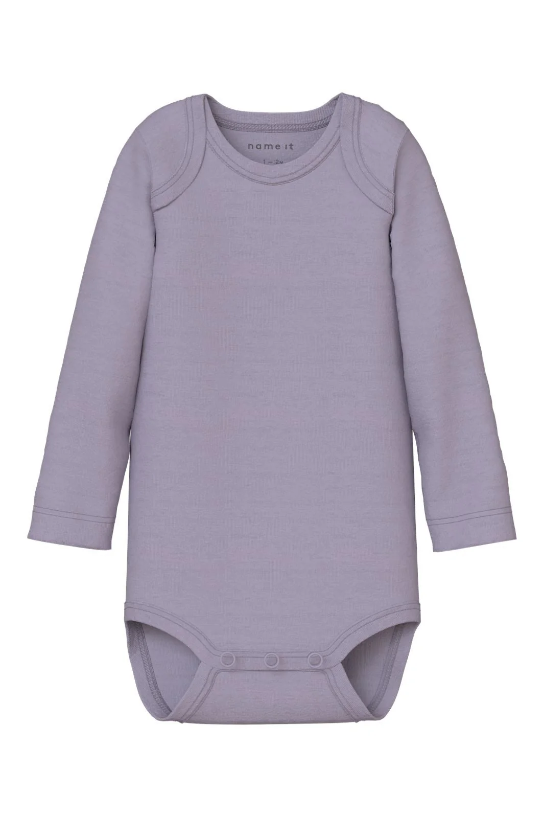 Name It - Nbfbody Ls Deer - 4979482 Lilac Marble W/ Jet Stream + Lavender Gray - Image 2