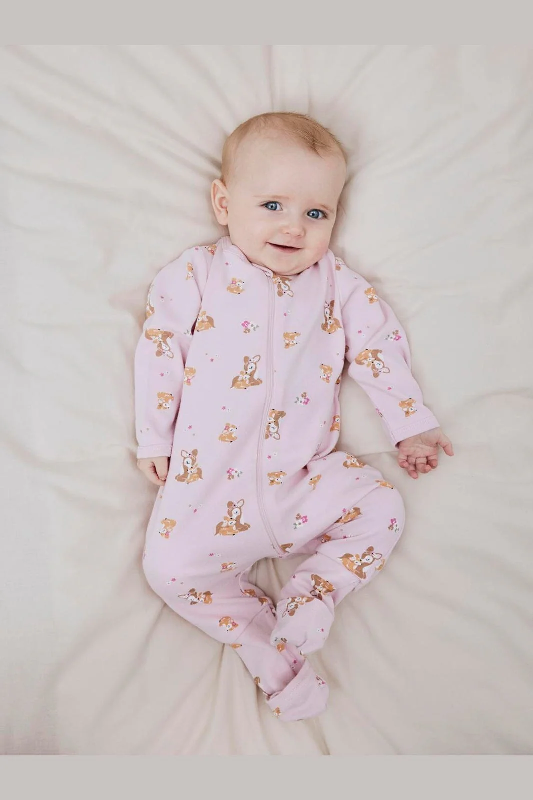 Name It - Nbfnightsuit Zip Ff Rose Deer - 4585349 Ibis Rose - Image 8