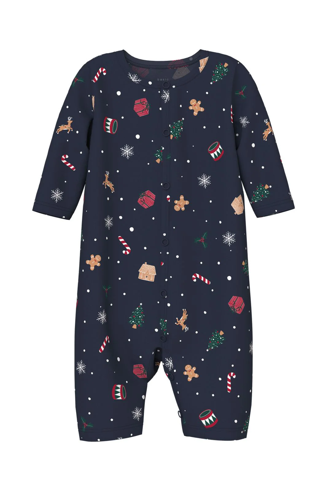 Name It - Nbnvismas Ls Nightsuit - 4879833 Navy Blazer Xmas Aop Navy