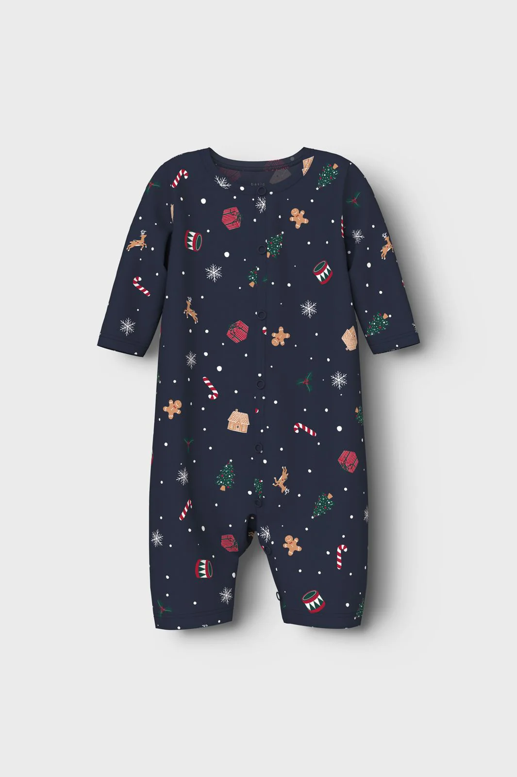 Name It - Nbnvismas Ls Nightsuit - 4879833 Navy Blazer Xmas Aop Navy - Image 2