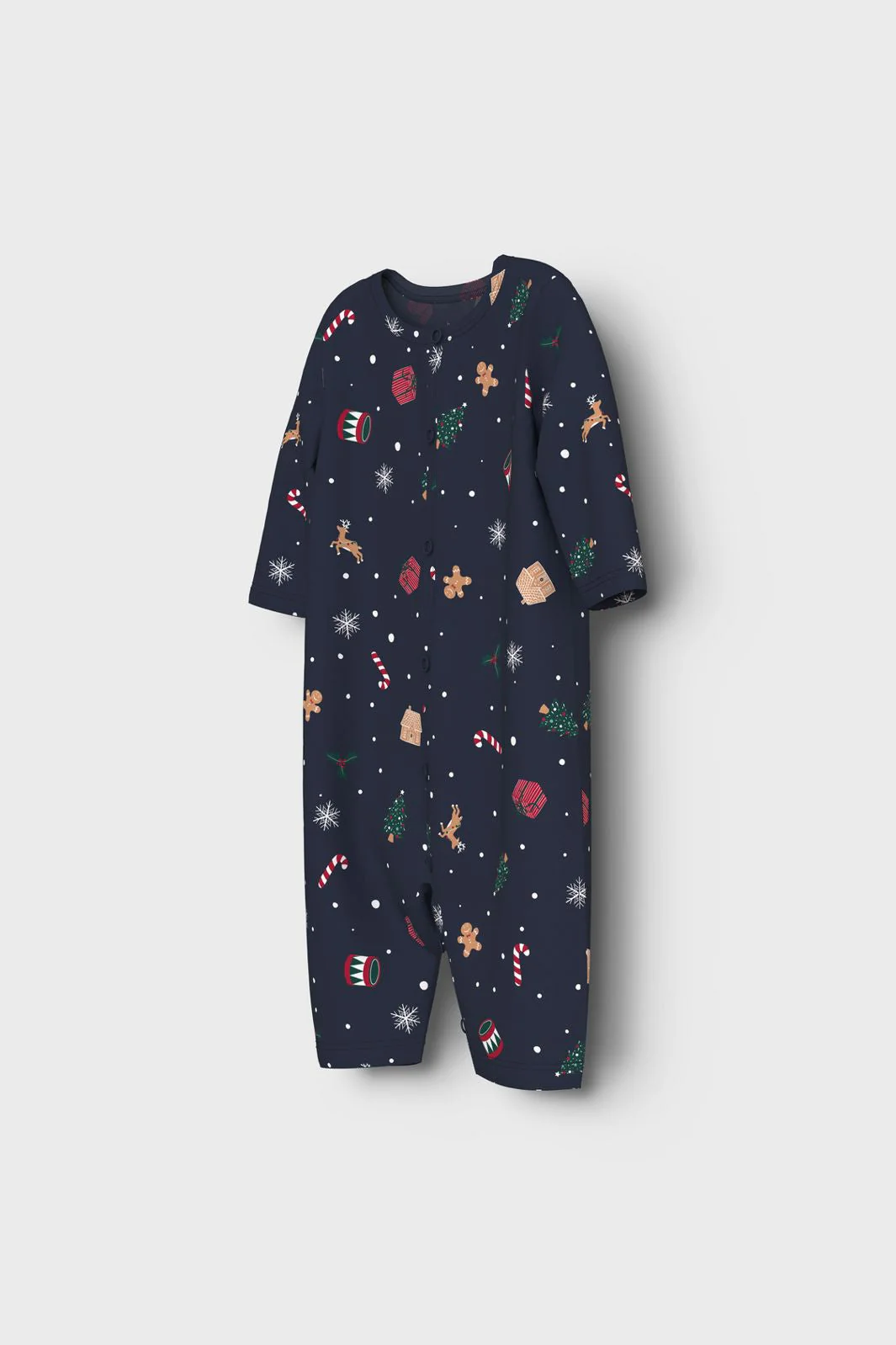 Name It - Nbnvismas Ls Nightsuit - 4879833 Navy Blazer Xmas Aop Navy - Image 3