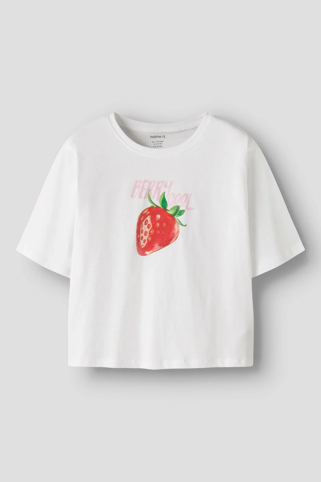 Name It - Nkffarinaz Ss Nreg Short Top Box - 4973870 Bright White - Image 3