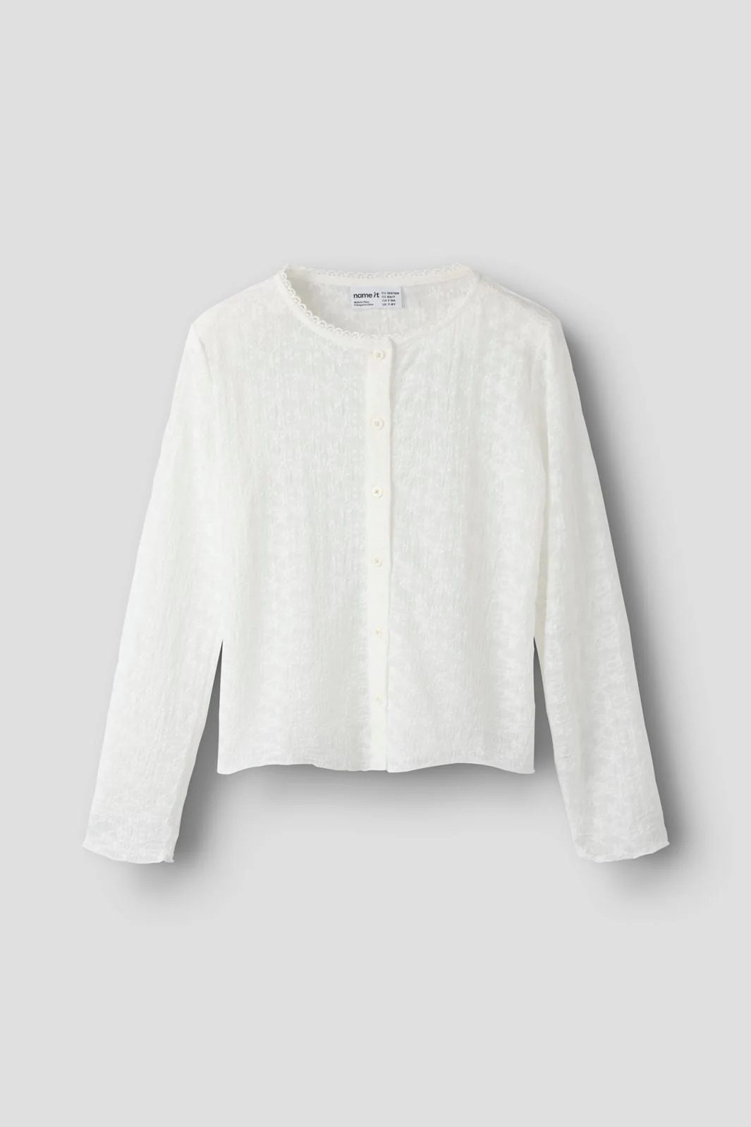 Name It - Nkffrinna Ls Card - 5129945 Bright White - Image 3