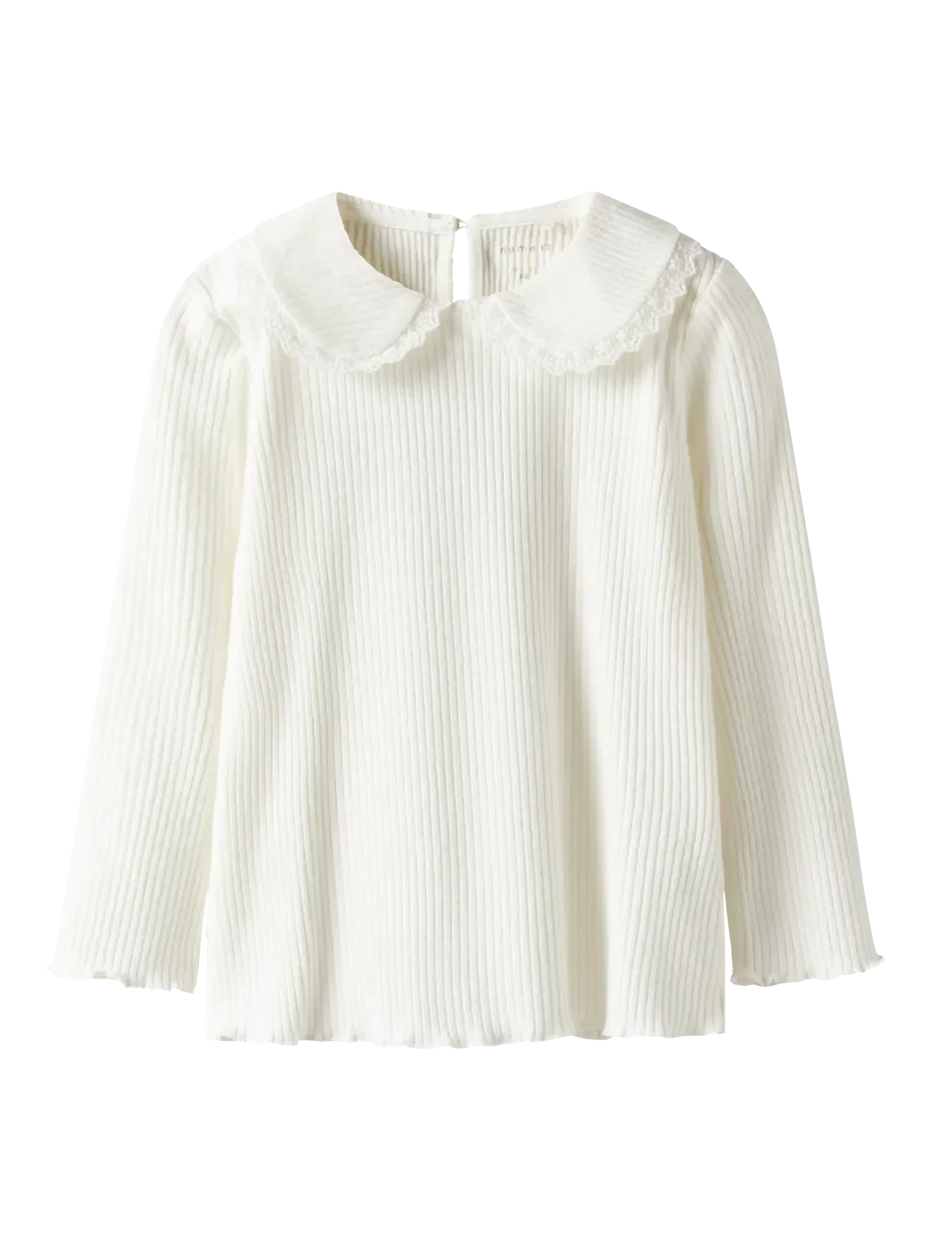 Name It - Nmfbaila Ls Top - 4879829 Bright White - Image 2