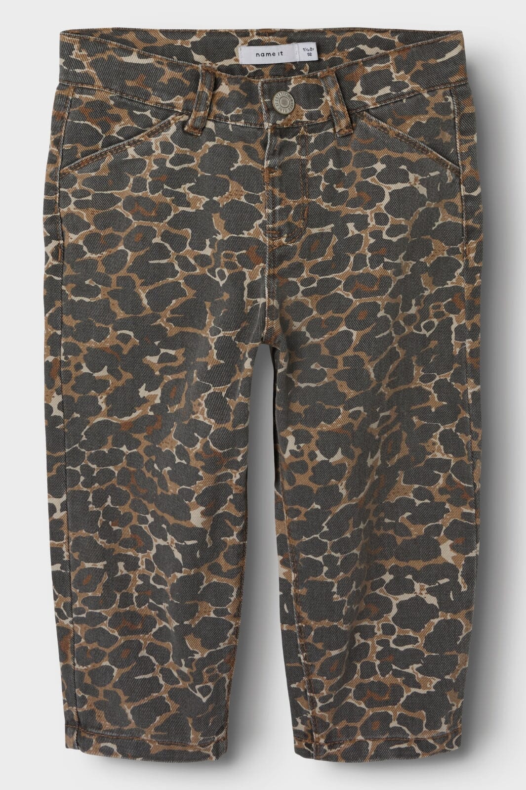 Name It - Nmfbella Twill Pant 4002-Td T - 4802987 Affogat Leo Washed Down - Image 6