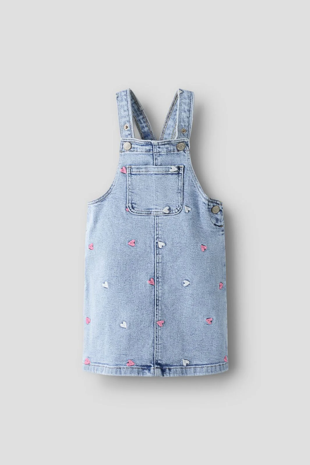 Name It - Nmfelina Emb Spencer 2633-Fr T - 4893774 Light Blue Bleached Denim - Image 3