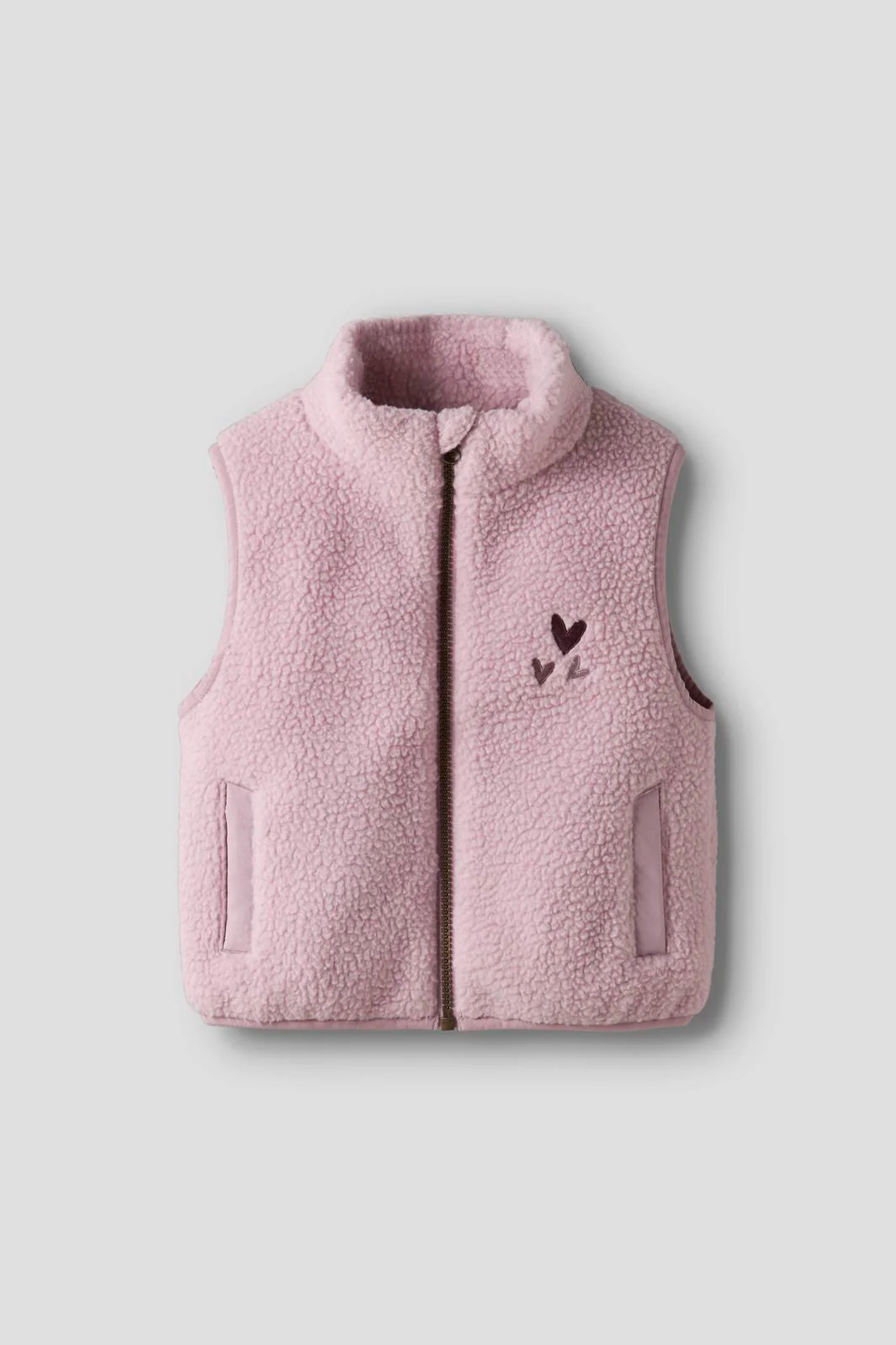 Name It - Nmfmall Sherpa Vest - 4893086 Keepsake Lilac - Image 4