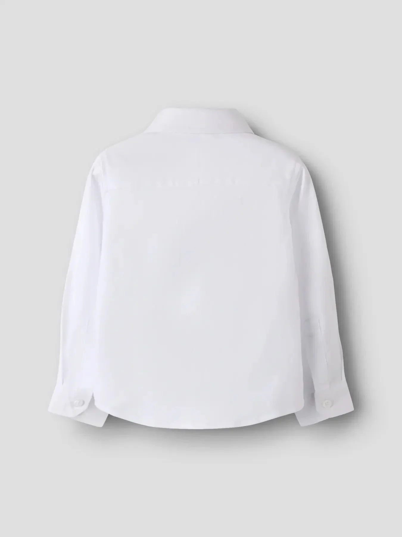 Name It - Nmmfeshirt Ls Shirt - 4145736 Bright White - Image 4