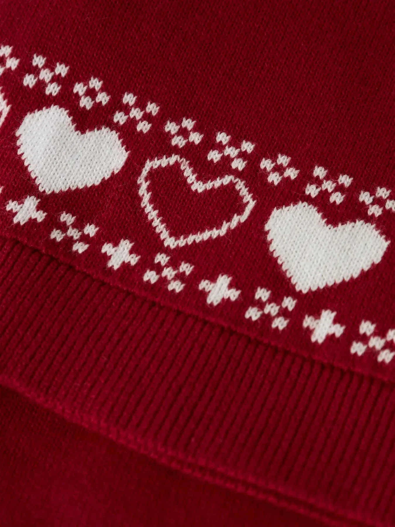 Name It - Nmnrismas Knit Hat - 4913638 Jester Red Hearts - Image 2