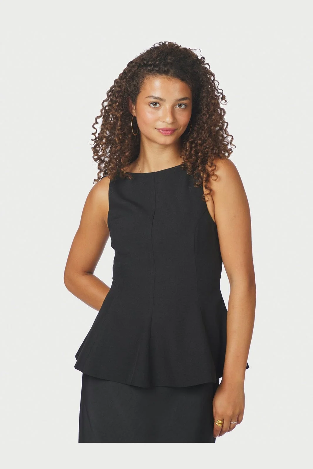 Neo Noir - Agape Structure Tie Top 166980 - 100 - Black - Image 3
