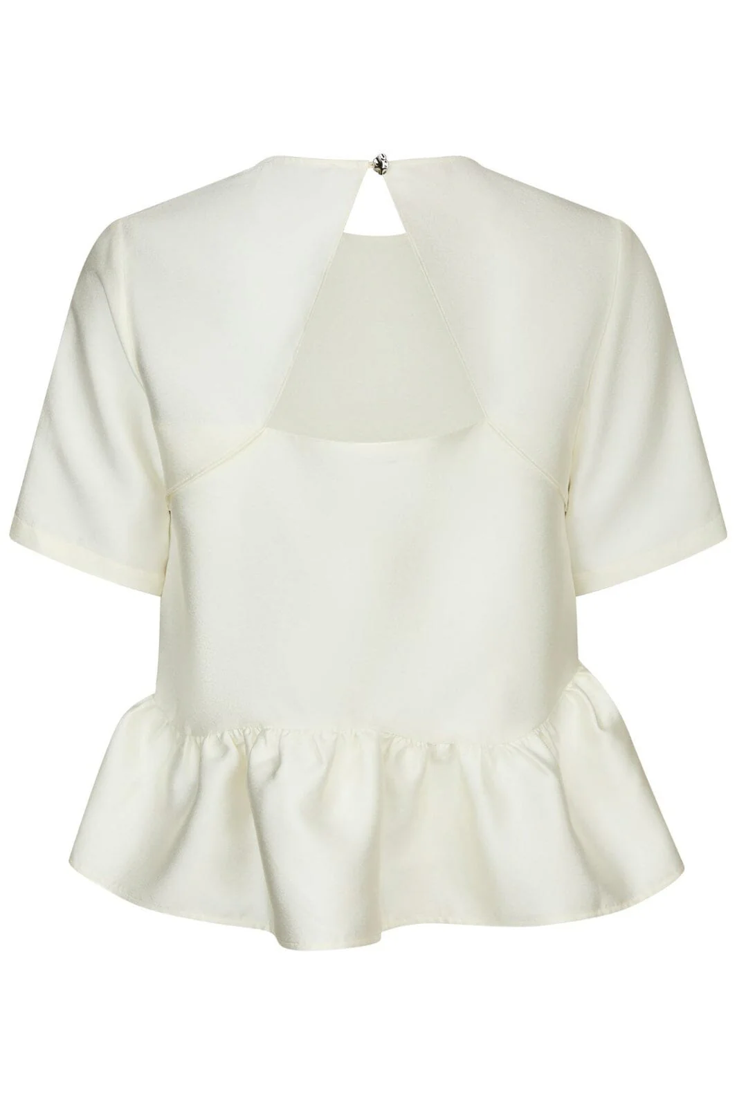 Neo Noir - Alva Dull Satin Blouse 165748 - 124 - Ivory - Image 8