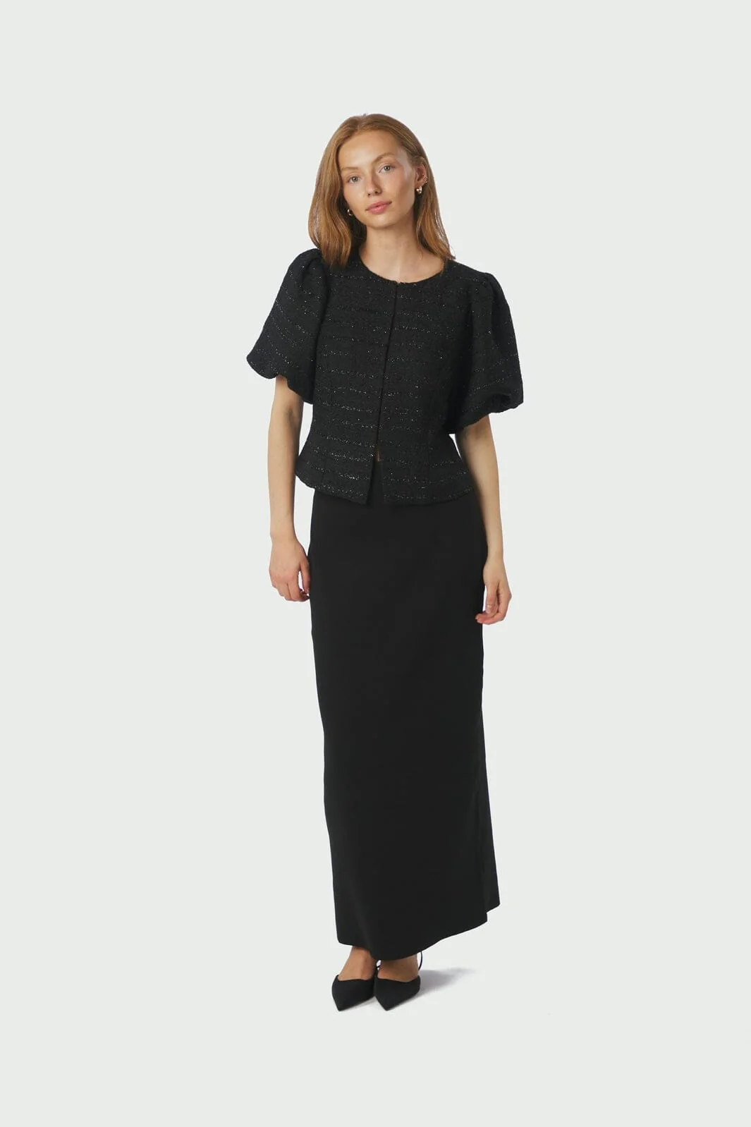 Neo Noir - Anela Boucle Blouse 166958 - 100 - Black - Image 4