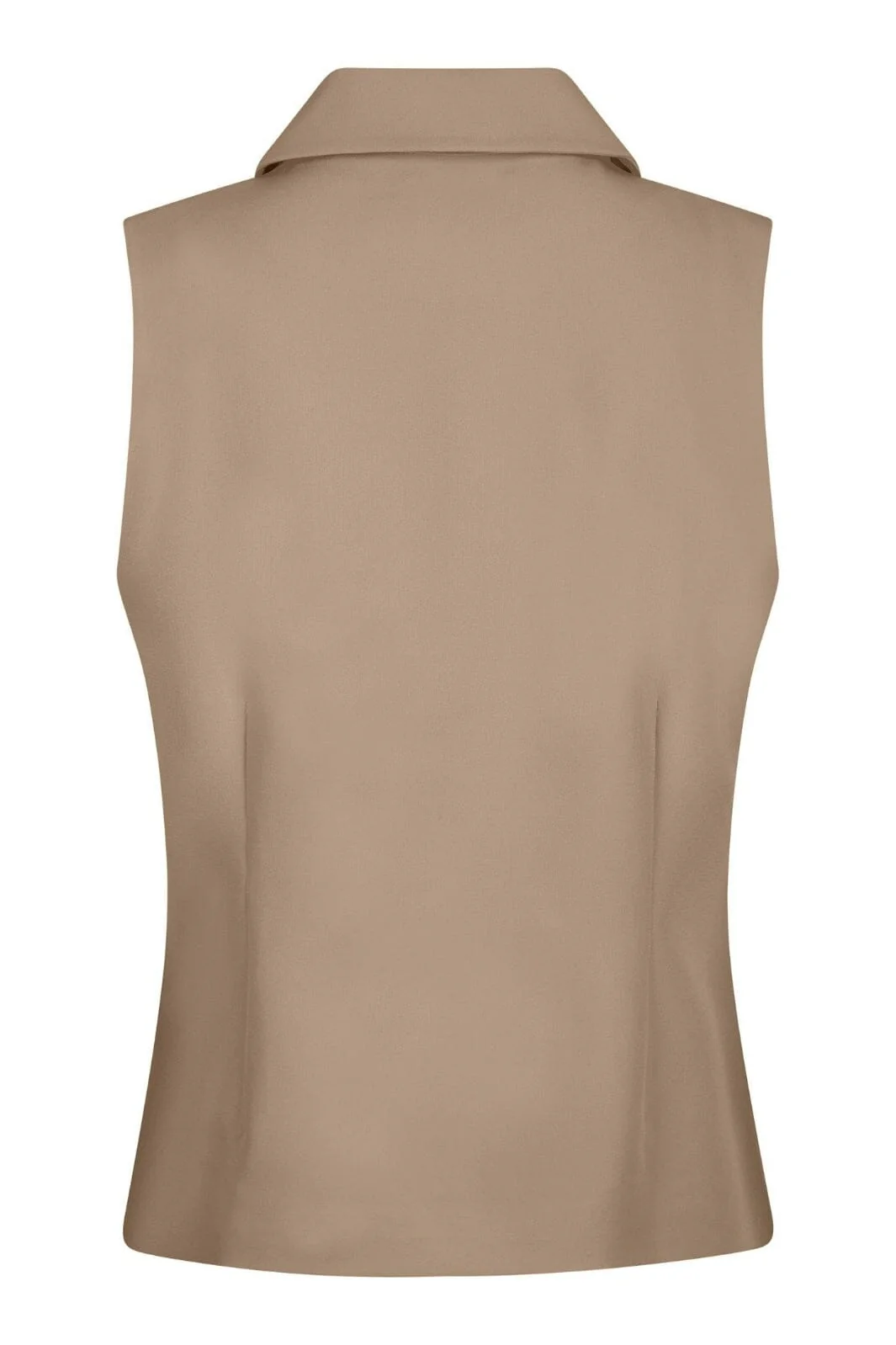 Neo Noir - Annabella Structure Waistcoat 165355 - 811 - Dark Taupe - Image 8