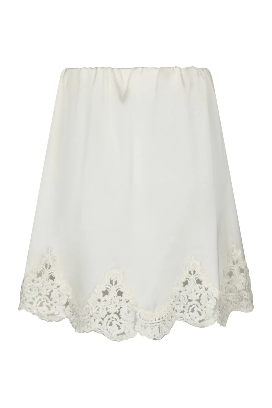 Neo Noir - Benisa Heavy Sateen Skirt 169012 - 621 - Pearl - Image 3