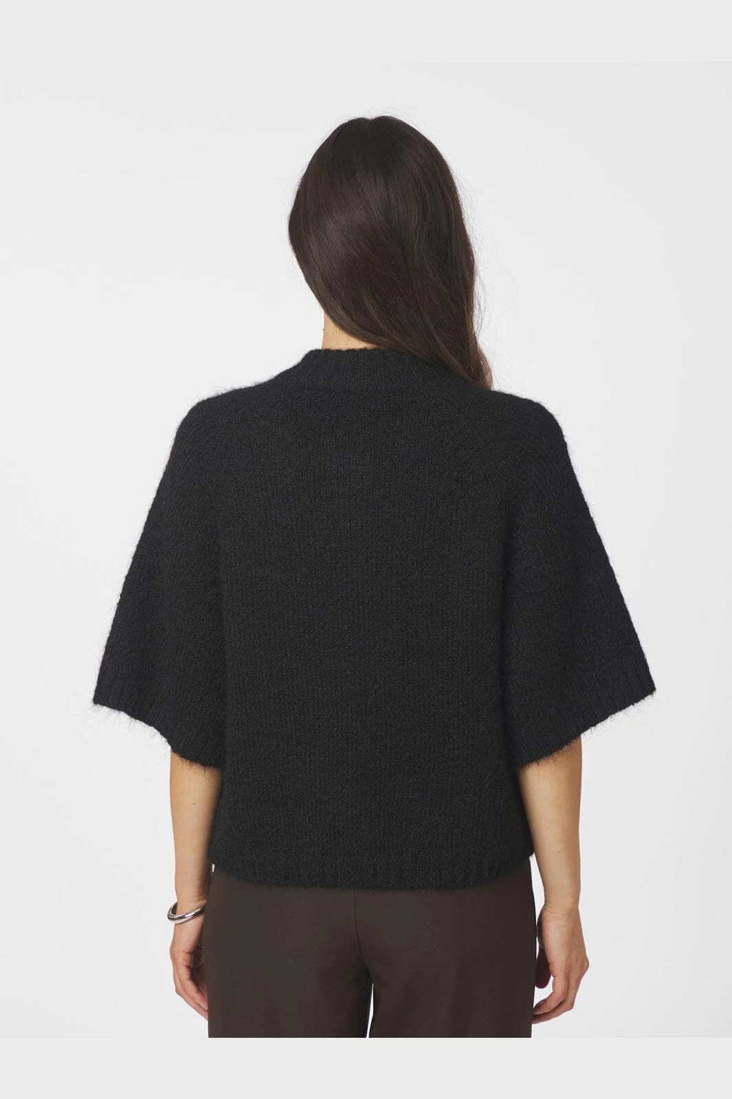 Neo Noir - Benuta Fluffy Knit Cardigan 165816 - 100 - Black - Image 8
