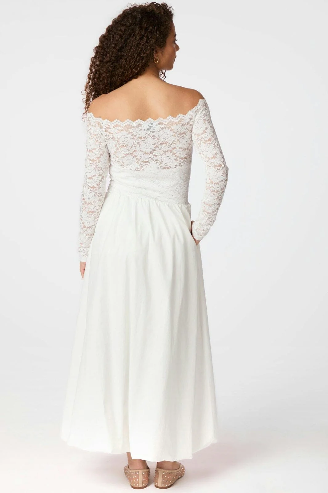 Neo Noir - Casadi Lace Flower Blouse 162631 - 120 - White - Image 9
