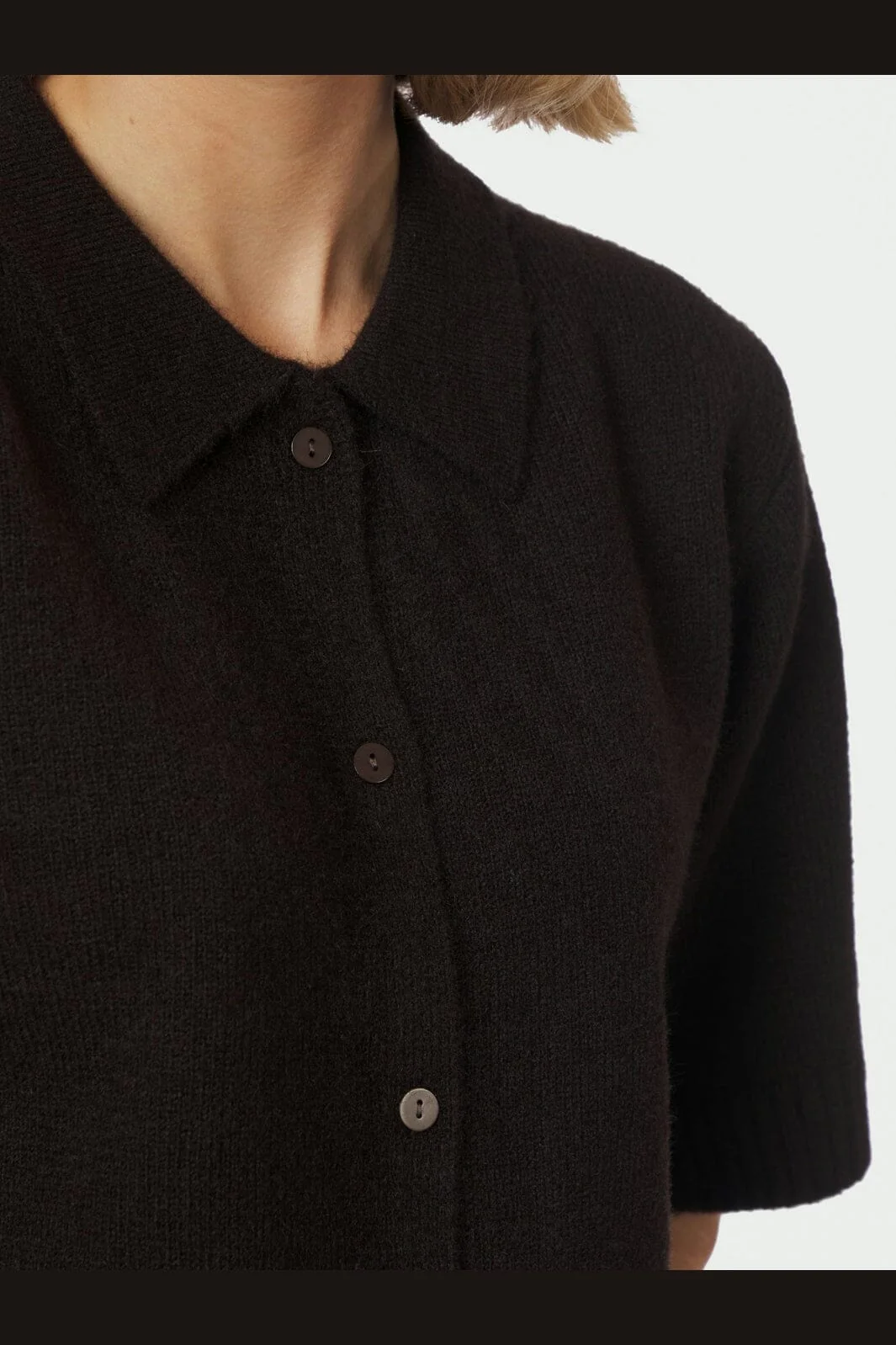 Neo Noir - Cunna Knit Blouse 166251 - 676 - Dark Brown - Image 7