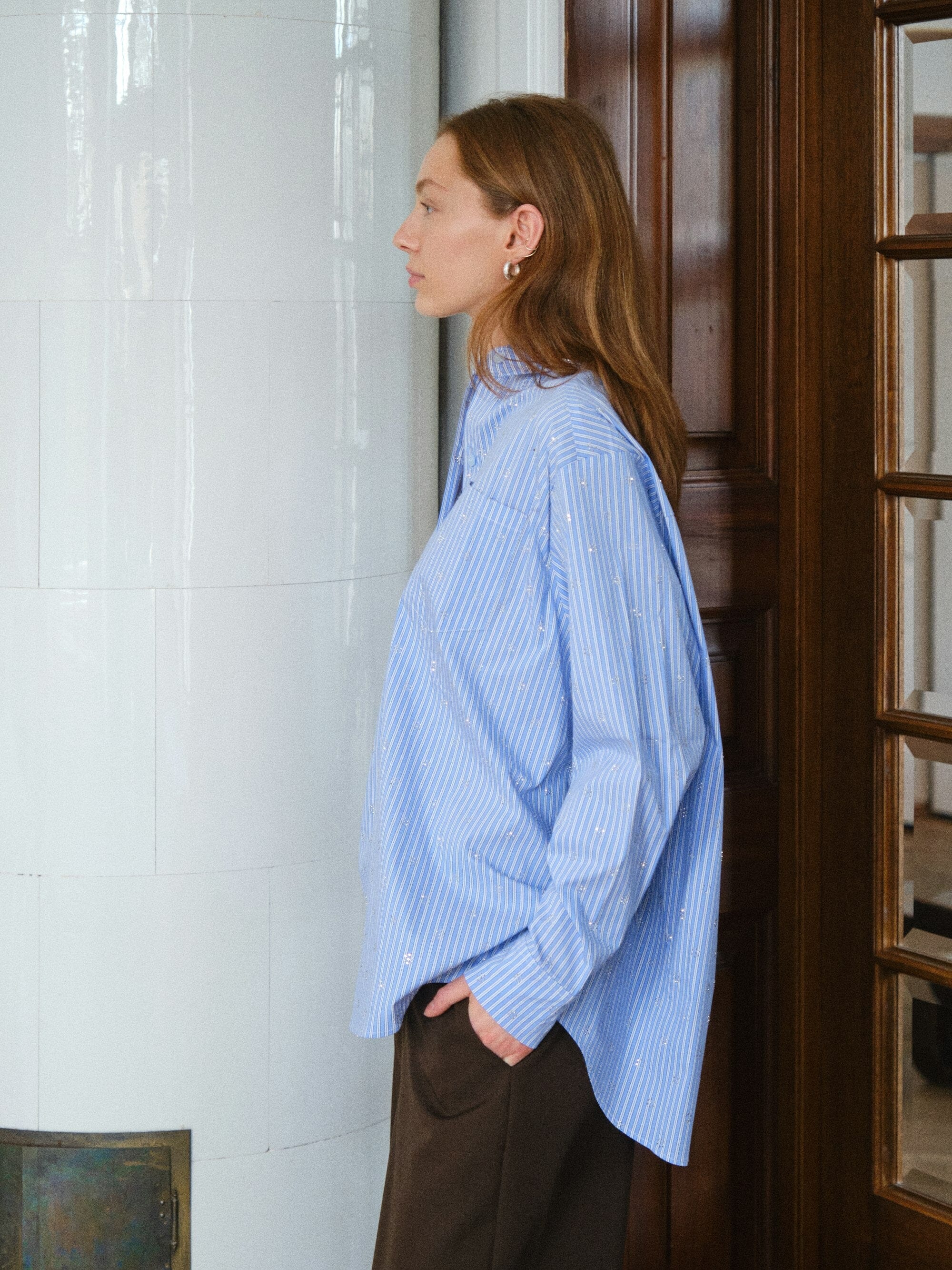 Neo Noir - Dalma Decoration Shirt 166911 - 145 - Light Blue - Image 8