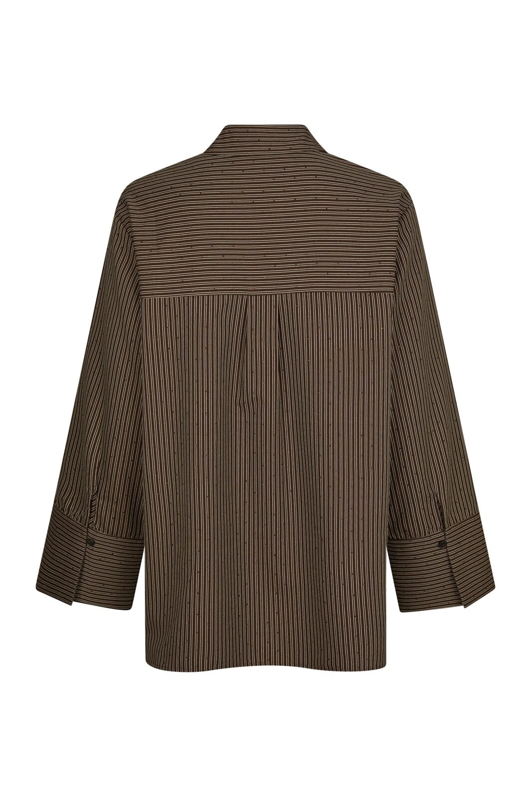 Neo Noir - Dita Striped Line Shirt 166888 - 676 - Dark Brown - Image 4