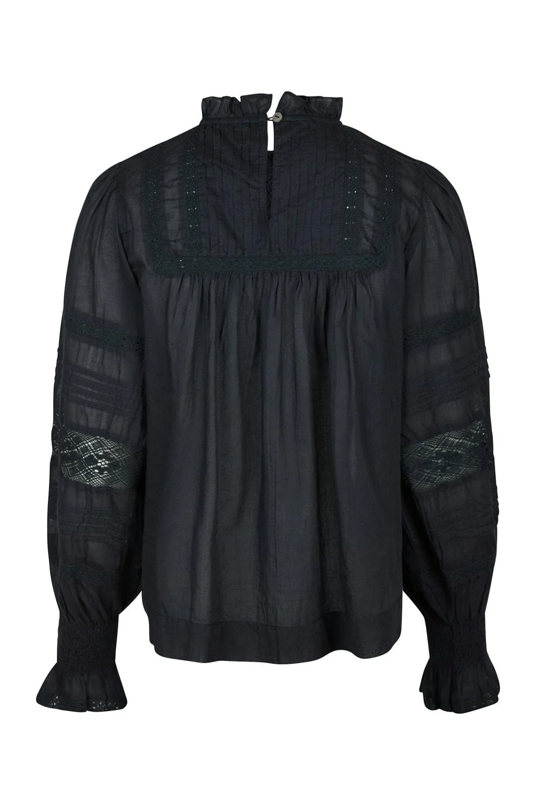 Neo Noir - Ebba S Voile Blouse 163142 - 141 - Navy - Image 2