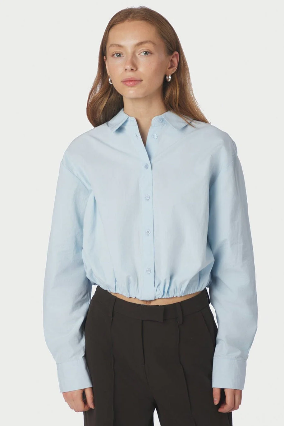 Neo Noir - Emmana C Poplin Shirt 167941 - 145 - Light Blue - Image 5