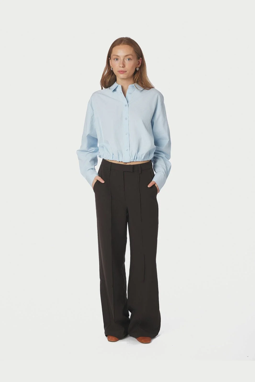 Neo Noir - Emmana C Poplin Shirt 167941 - 145 - Light Blue - Image 7